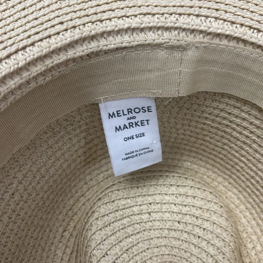 MELROSE And MARKET Women's Straw Hat BNWT - Picture 4 of 8